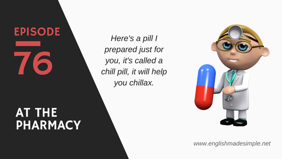 At The Pharmacy Learn English Online English Made Simple