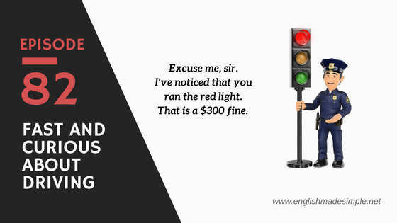 learn english when driving traffic english classes