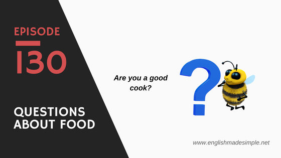 start a conversation in english food vocabulary