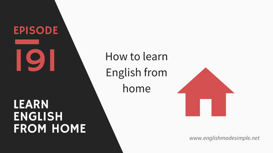 Learn English From Home